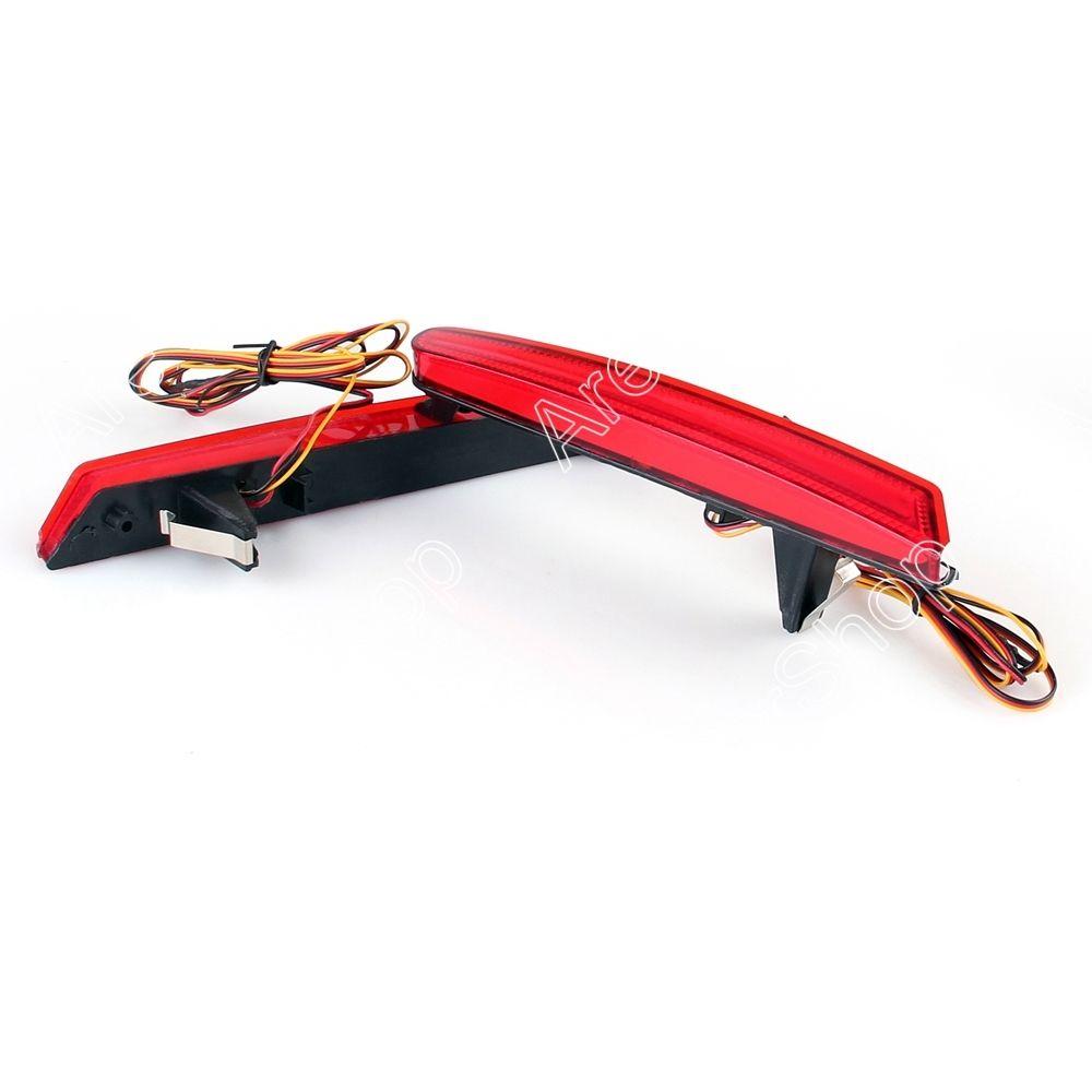 2x Rear Bumper Reflector LED Light Parking Tail Brake Driving Light Running Warning Stop Backup Lamp For Honda Odyssey