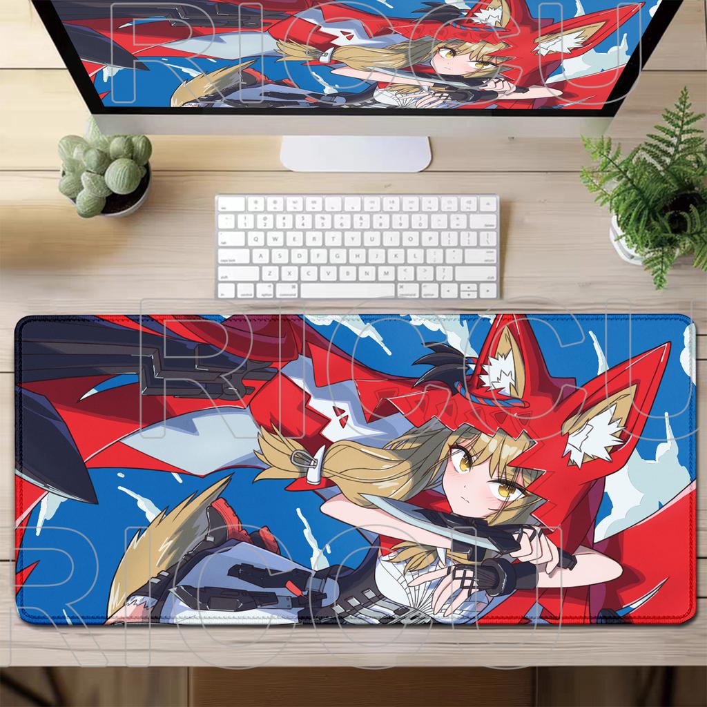 Stampa HD Arknights Endfield Rossi Tappetino per Mouse XXL Grande Carino Anime Tappetini per Tastiera Gamer Mausepad Tappeto per Scrivania Studente