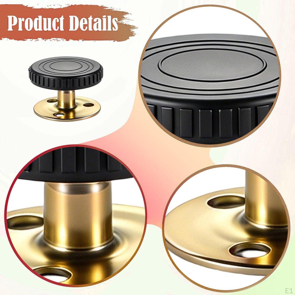 4 Pieces Adjustable Anti-Vibration Bed Tools, Stoppers, Lightweight, Non-Slip, Alloy Stabilizers