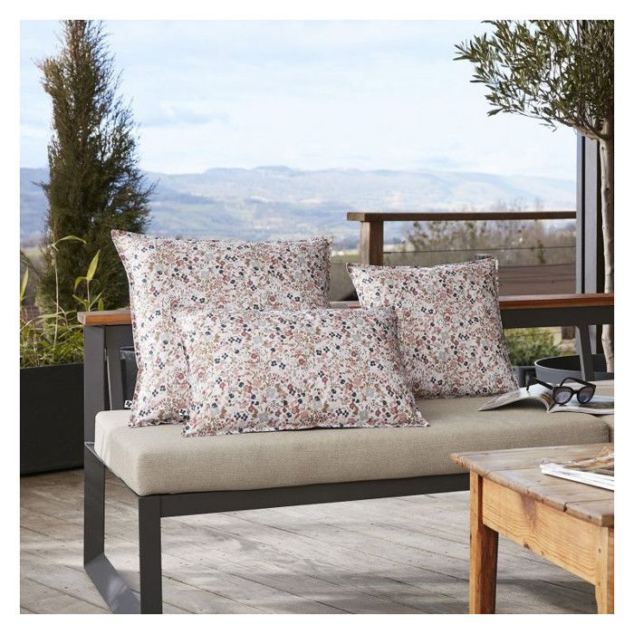 Housse de coussin "Outdoor" toutes dimensions L'effet Papillon - Capucine - Housse de coussin 40 x 60 cm