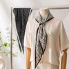 Women's Elegant Double Crepe Scarf: Versatile Commuting Shawl and Sunscreen Sunshade - 2025 Edition