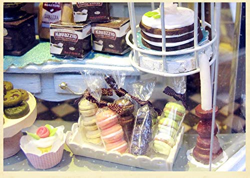 (t-FREAK) Dollhouse DIY Kit Set Miniature European Travel Diary Paris Street Corner Cafe In Hallstatt