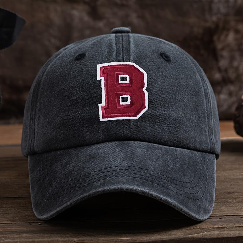 Fun Letter B Baseball Cap Unisex Outdoor Fashion Versatile Duckbill Hat Trendy