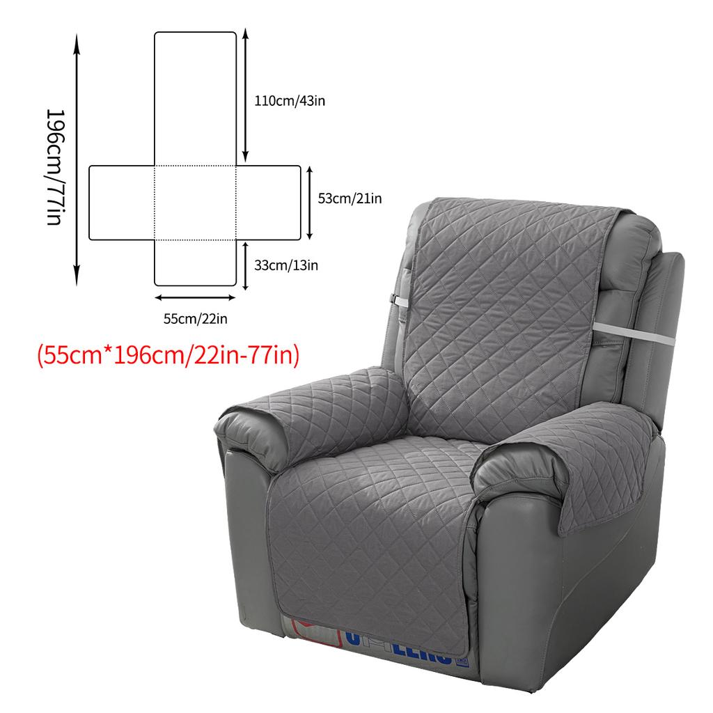 Single Sofa Cover Recliner Chair Cover Waterproof Armchairs Sofa Cover Furniture Protector for Living Room