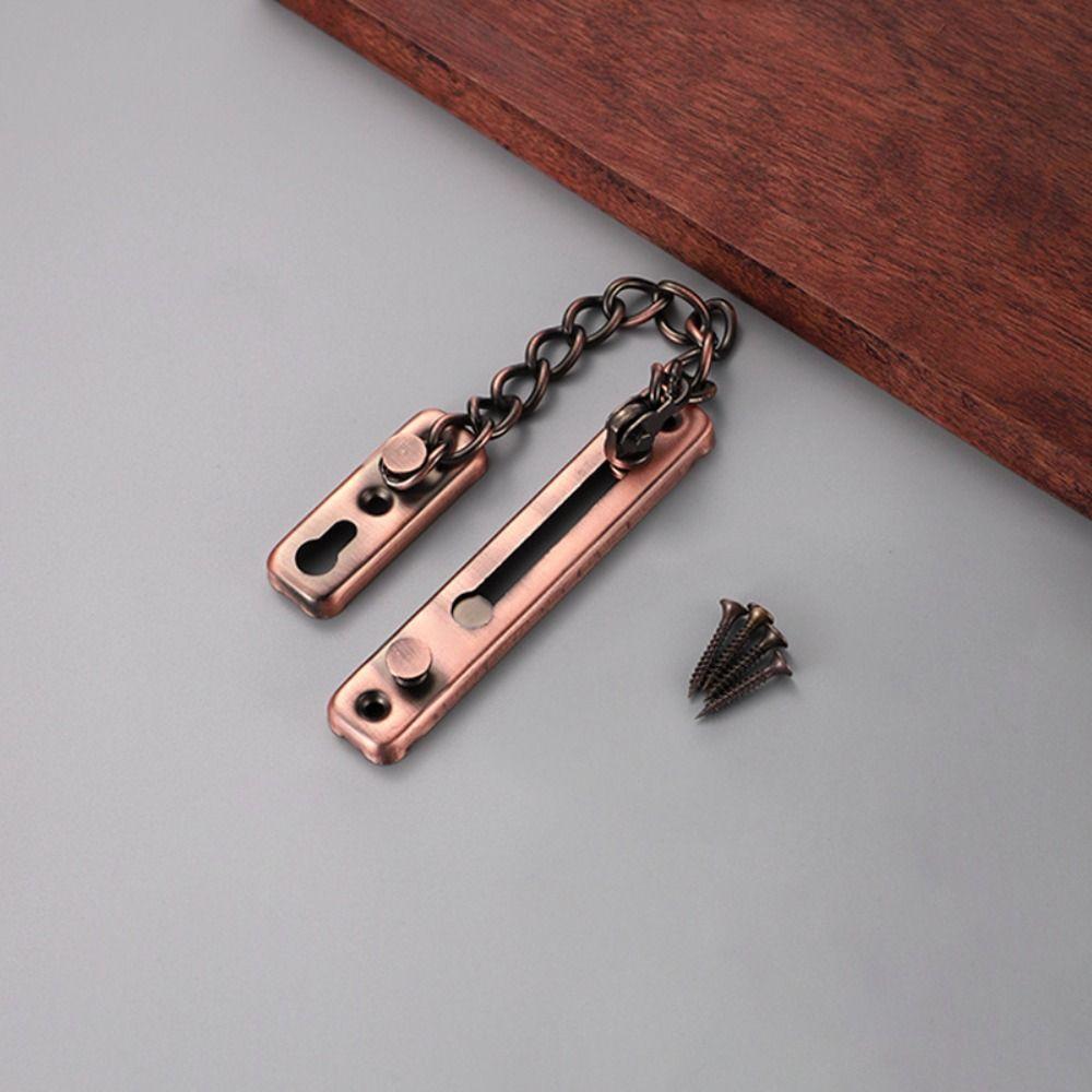 

Perforated Installation Window Screen Stopper Bold Chain Window Security Chain Office коричневый