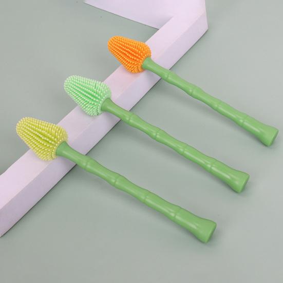 Pet Toothbrush 360-Degree Pet Toothbrush for Small Large Dogs And Cats Bamboo Shape Soft Teeth Cleaning Brush for Dental Care
