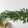 Simulated Green Plants, Jujube Leaves, Vines, Wall Hanging, Home Wedding Party Decoration, Artificial Willow Leaves And Vines Arrangement