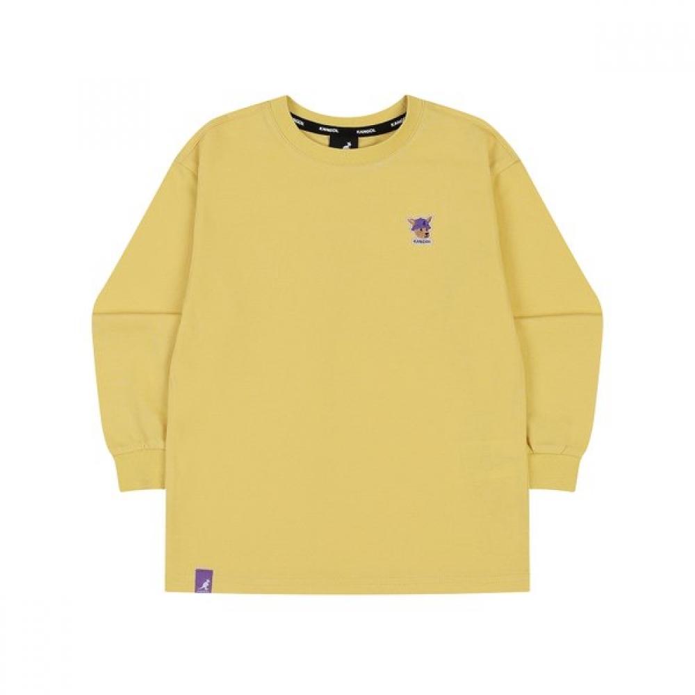 Kangol Kids Long Sleeve T shirT Yellow Rc 0005 yellow/110