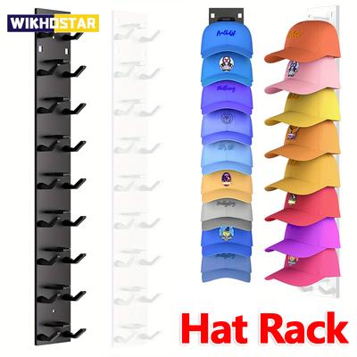 Nuovo Porta Cappelli da Baseball da Parete Organizzatore per Cappelli Appendioggetti da Porta Armadio Porta Cappelli Multifunzione Espositore