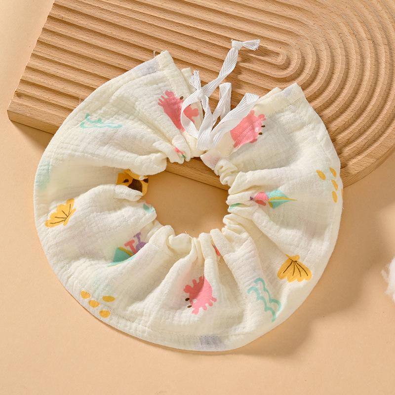 Soft Six-Layer Pure Cotton Baby Bib - Gauze Newborn Saliva Towel