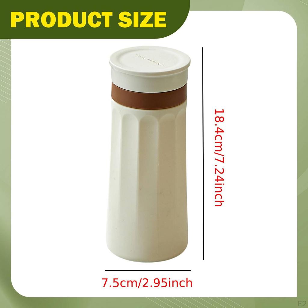Water Bottle for Travel Leak Silicone with Portable Lid Suitable Office Camping Beach Hiking