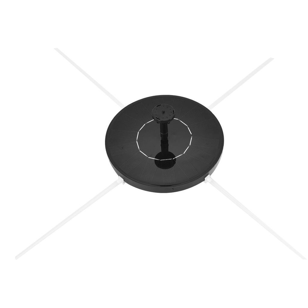 Solar Fountain Outdoor 1.5W 7V Solar Water Pump with Support Rod for Bird Bath Pond Garden Decoration