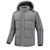 Couple Style Three Bar Detachable Cotton Jacket, Cardigan, Hooded Casual Cotton Jacket, Winter Warm and Thick Coat
