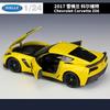 WELLY 1:24 Chevrolet Corvette Z06 2017 Alloy Car Diecasts & Toy Vehicles Car Model Miniature Scale Model Car Toy For Children
