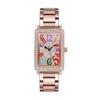 Watch Ladies Fashion Retro Steel Belt Digital Rectangle Bracelet Tide Diamond Watch