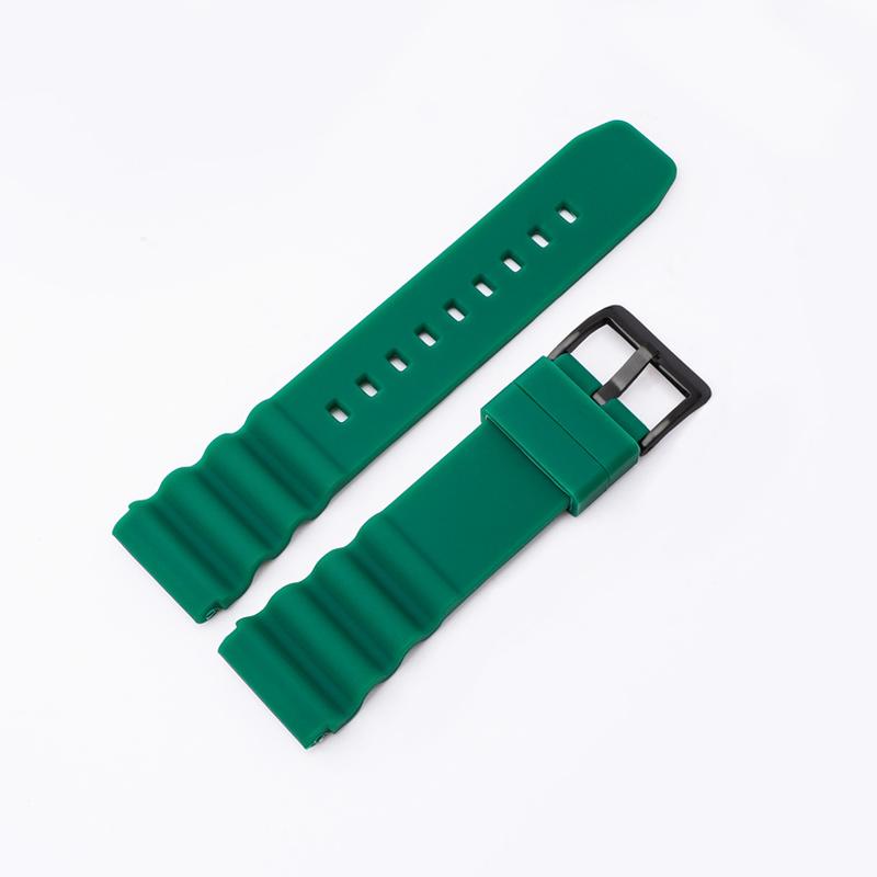 20mm 22mm Watch Band For Rolex Waterproof Diving Silicone Bracelet For Omega Seiko SKX007 SRP777J1 Sports Strap For Citizen