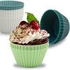 48Pcs DIY Silicone Cupcake Baking Cups Round Shape Muffin Cupcake Mold Food Baking Mold  Baking Tool