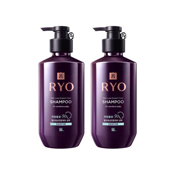 [Amore] RYO Yangyunmo 9EX Hair Loss Treatment Shampoo for Sensitive Scalp, 400ml, 2ea