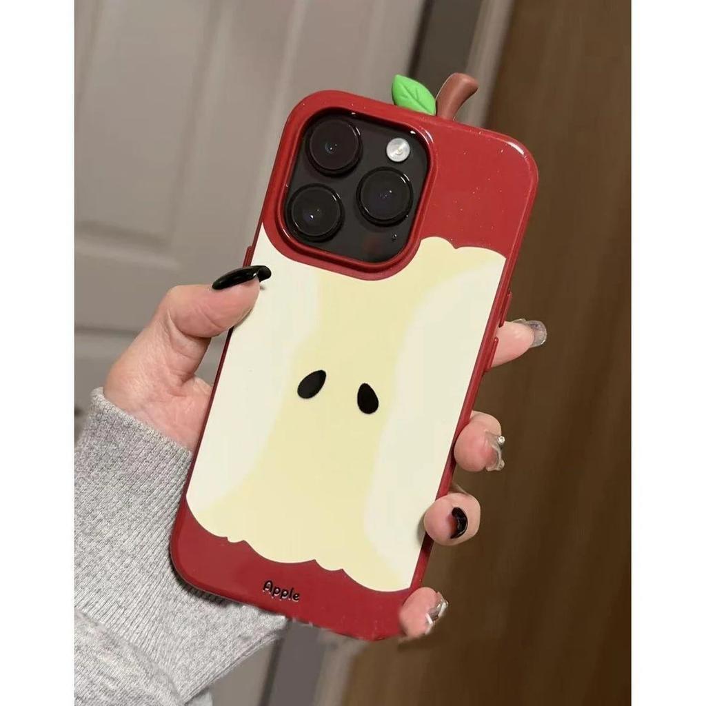 Creative Apple Core Suitable for IPhone 16 Mobile Phone Case Apple 15 Protective Case 14 Niche High End Sense 13 Soft Shell 12