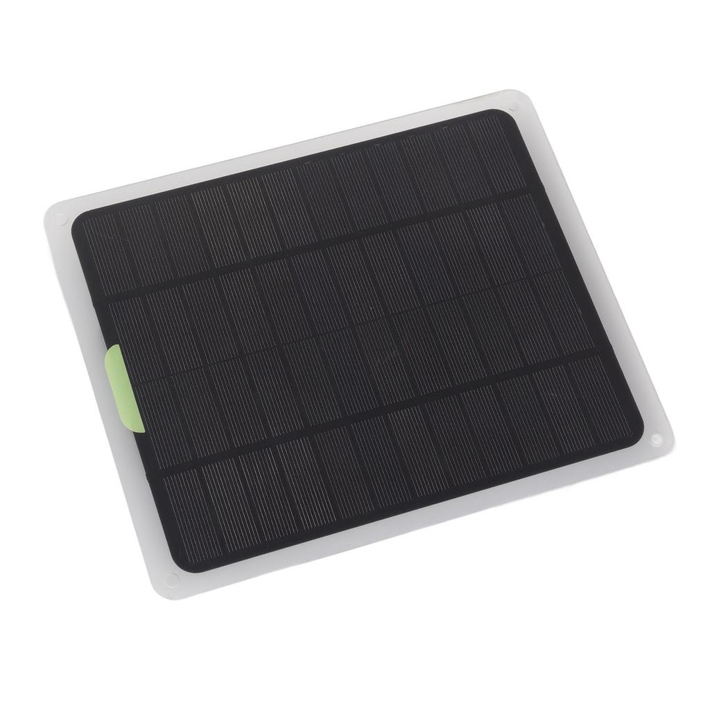Solar Power Panel 10W Type C Dual USB Output Solar Charging Panel DC12V for Outdoor Work Travel