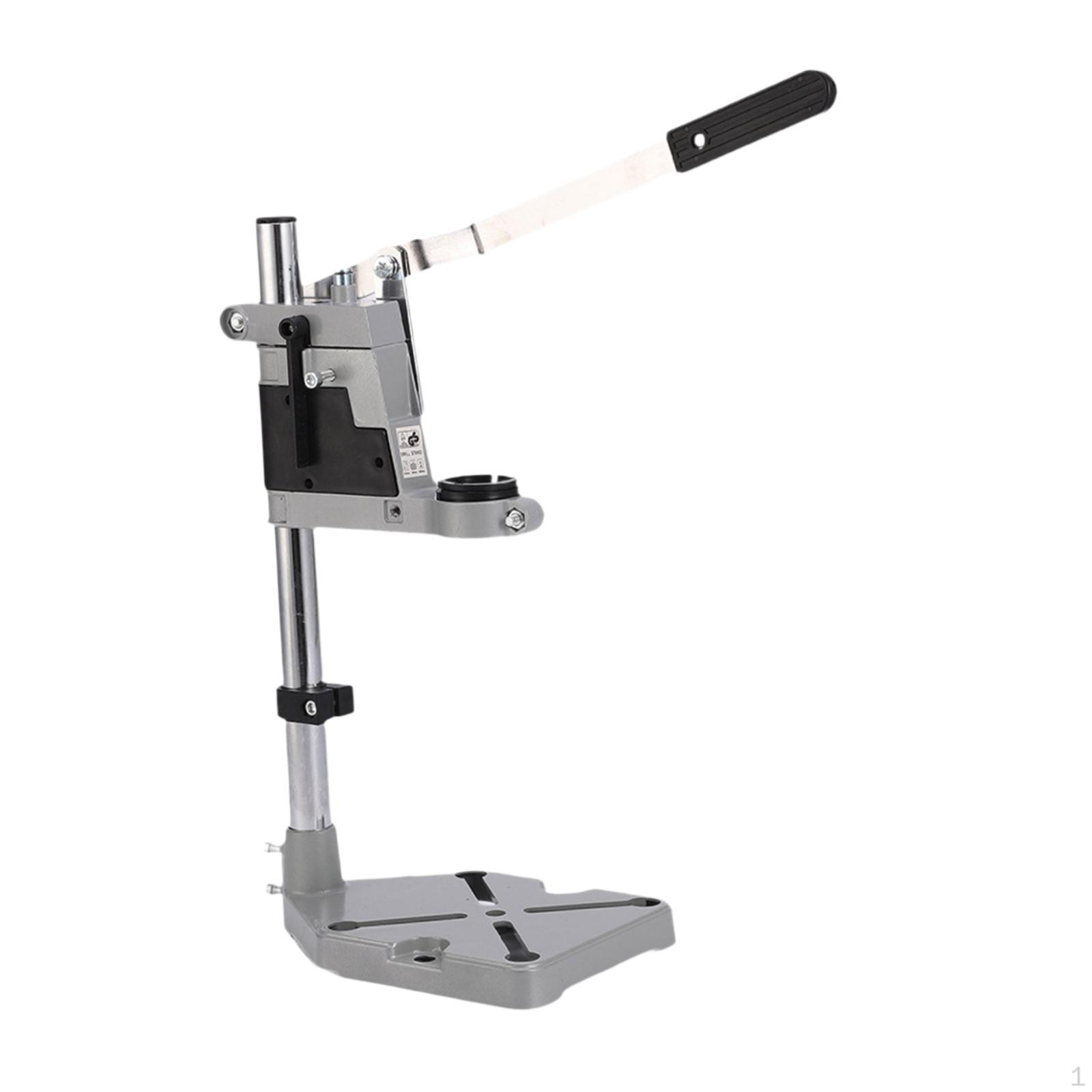 

Держатель стойки для дрели, регулируемый настольный зажим из сплава для дома, перпендикулярный, угловой Single Hole Holder