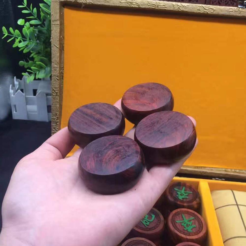 Red Rosewood Golden Silk Chess Rosewood Classic Chess Wooden Crafts