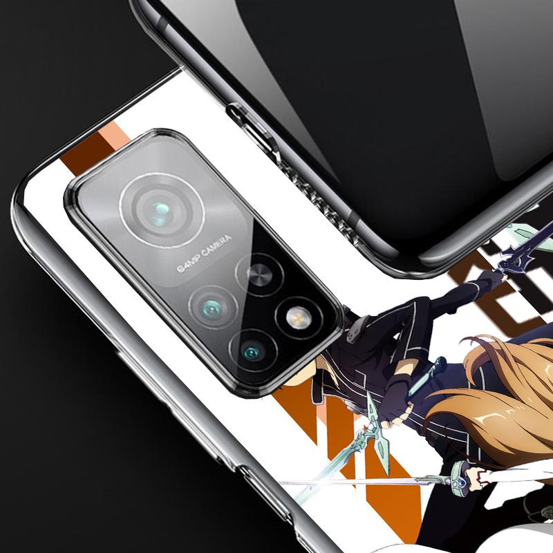 Anime Sword Art Online SAO Cover Phone Case For Xiaomi Redmi Note 15 14 13 12 11 10 Pro Plus 14S 12S 11S 11T 11E 10S Soft Fundas