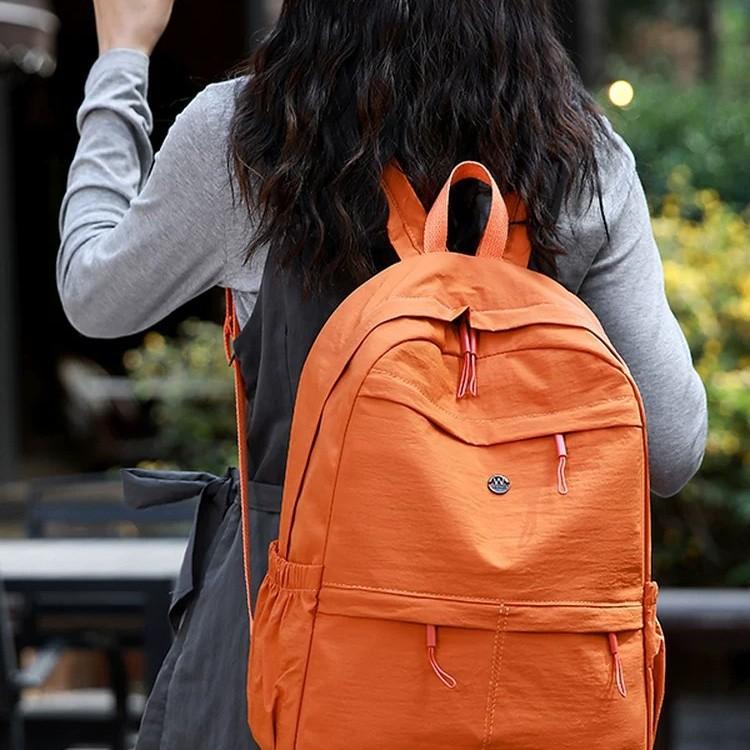Schoolbag backpack women's new Korean version of fashion college student schoolbag commuting simple leisure large capacity travel bag