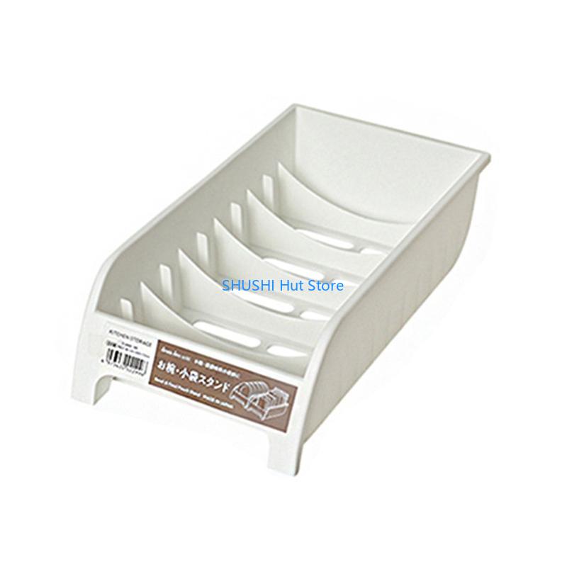 Tableware Storage Rack Dish Plate Bowl Single Layer Plastic for Home Kitchen Countertop Cutlery Spice D57B