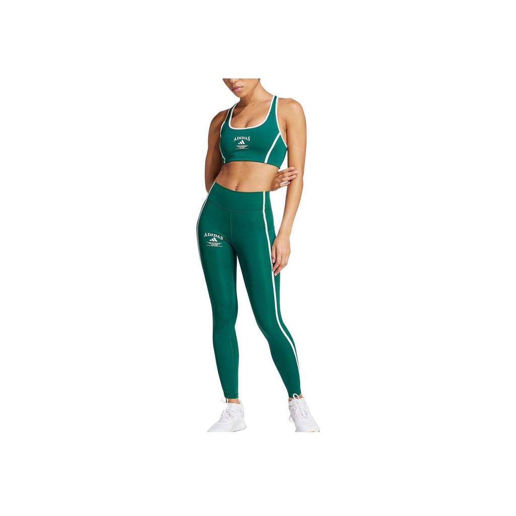 Adidas Heritage Powerimpact Comfortable Versatile Simple Fashion Sports Underwear Women Underwear Forest-Green JG6179