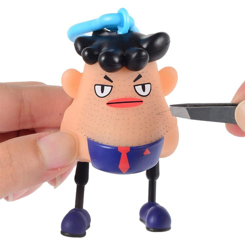 

Twelve Constellations Pull Beard Blackhead Toy Pimple Anti Stress Toy Skin Picking Keychain CAPRICORN