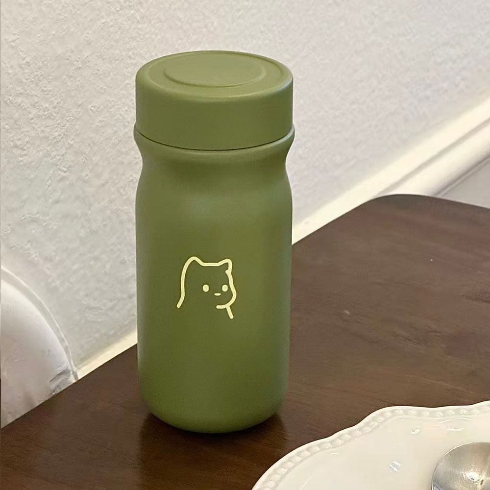 

Solid color simple and compact portable leak-proof water cup portable travel office student cup 320ML