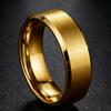 Stainless Steel Ring, Non-fading, Instagram-style Matte Finish, Trendy Men’s Ring with a Niche Design, Minimalist Titanium Steel Band.