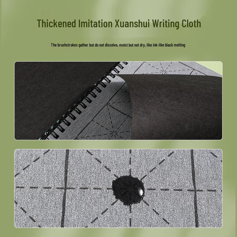 Quadro de Escrita com Água de Arroz Xuan: Pano de Prática de Caligrafia para Iniciantes