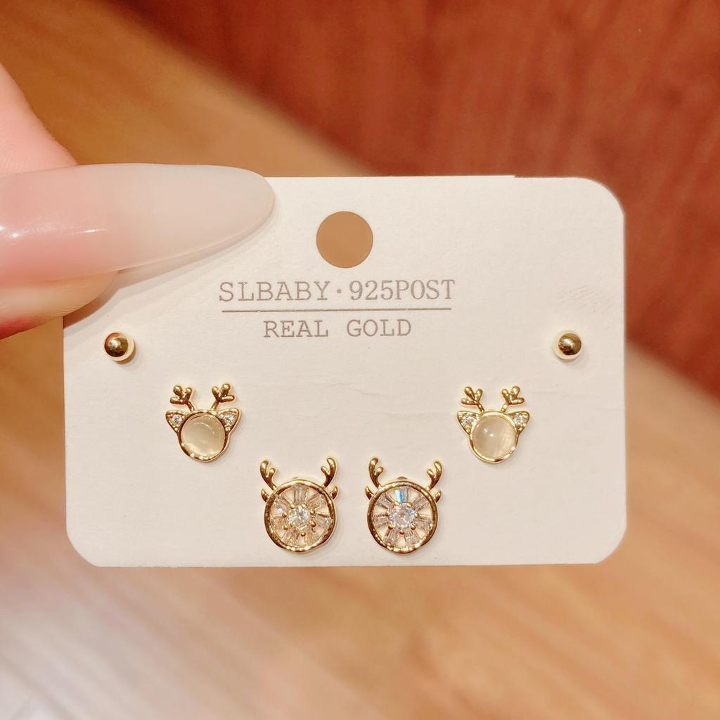 Allergic Returns New Year Earrings: Women's Elegant Gold-Plated, Eco-Friendly High-End Earrings.