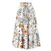 Gonna Maxi da Donna Coulisse Vita Alta Estiva Gonne Lunghe Leggere a Balze Fluide Floreali Plissettate