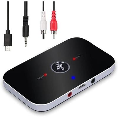 Bluetooth Audio Adapter 5.0 - Ozvavzk - 2-in-1 Transmitter Receiver - 10m Range - 10h Battery Life