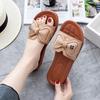 Fashion Women Sandals Summer One word slippers Non-Slip Womens Flat Slippers Size is too Small it is Recommended to Buy One Size Larger
