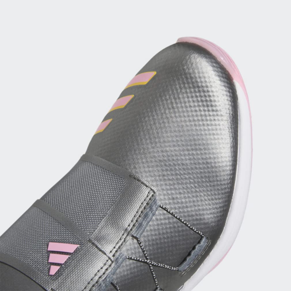 Golf Shoes ZEDGE 23 Boa Dark Silver Pink cm [Adidas Golf] Women's Metallic/Solar Gold/Beam 23.0
