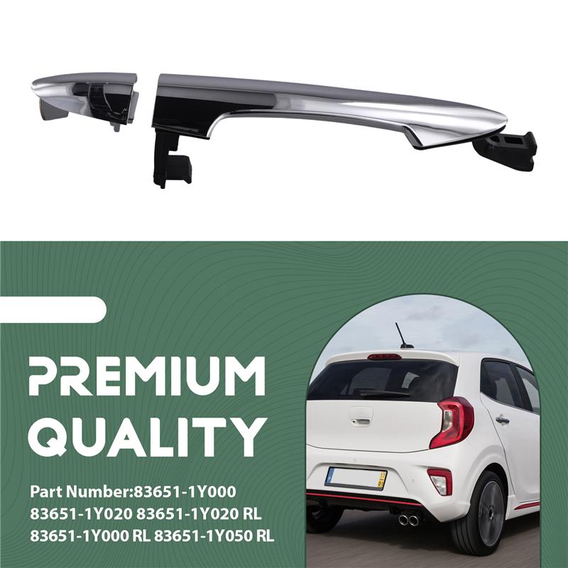 Car Outside Door Handle Rear Exterior Handle For Kia Picanto 2011-2016 Rear Left 83651-1Y020