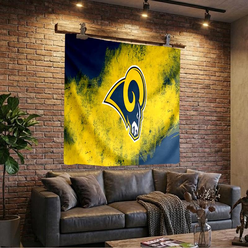 1PC Los Angeles Football Team  Tapestry, Unique Design Tapestry, Wall Decor for Bedroom,Livingroom, Playroom,Heartwarming Fan Holiday Gifts