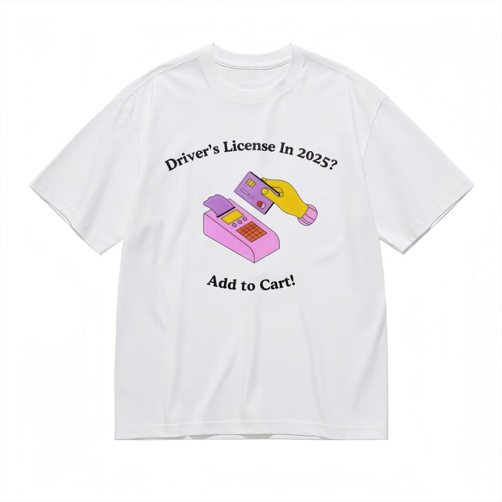 

Women s T-shirt With Tech Lifestyle Graphic Unisex White 100% Cotton Tops Summer L