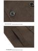 Men's Plus Size Mid-length Down Wool Blend Coat - 2025 Winter Warm Windbreaker with Loose Down Liner