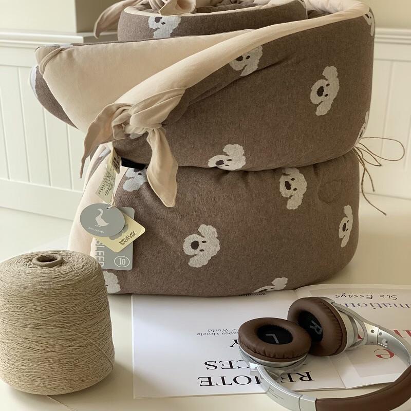 mling Ding Ding Dog Brown Jersey Cotton Spring/Autumn Quilt