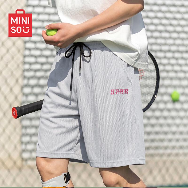 MINISO Men s Ice Silk Casual Sport Shorts 4XL