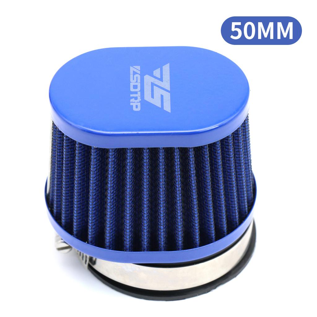ZSDTRP 38-60mm Motorcycle Universal Replacement Air Cleaner Intake Filter For Dirt Bike ATV Blue Air Filter