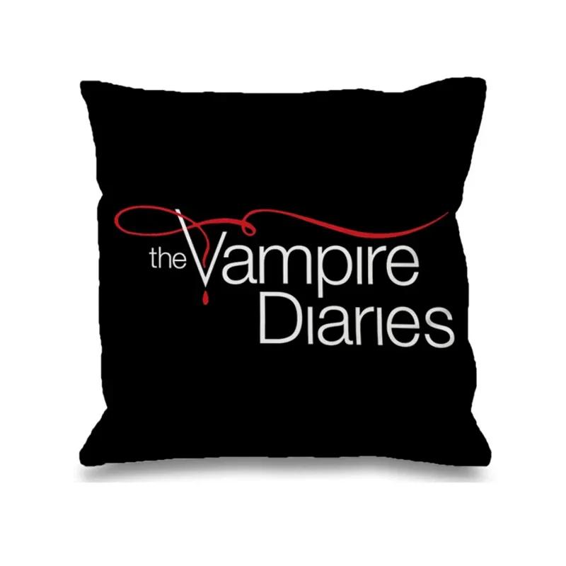 The Vampire Diaries Pillow Cases Decorative Cushions Cover For Sofa Car Decoration Pilow Covers Pillowcase 50X50 Custom Cushion