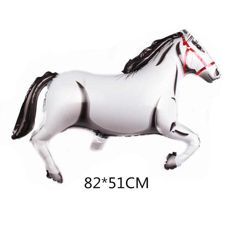 Galloping Horse Racing Festival Western Cowboy Hat & Boots Foil Balloon Set