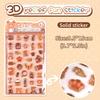 Sigillo a Goccia Bonbon Capibara 3D Caramelle Gelatina Adesivi Animali Carini per Scrapbooking Fai da Te Libri Stile Giapponese Adesivo per Cover del Telefono