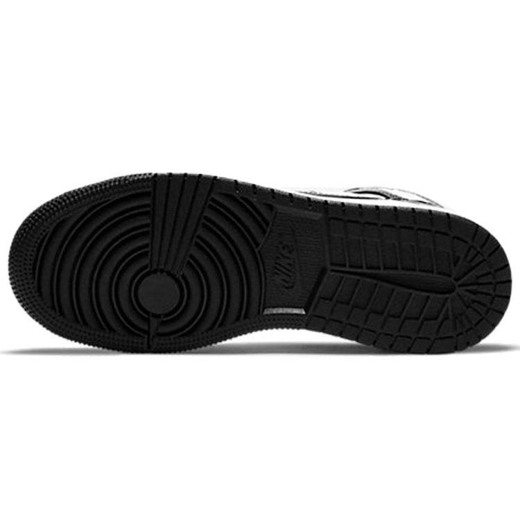 Air Jordan 1 Mid SE GS All Star 2021 Kids Sneakers Black White DD2192-001
